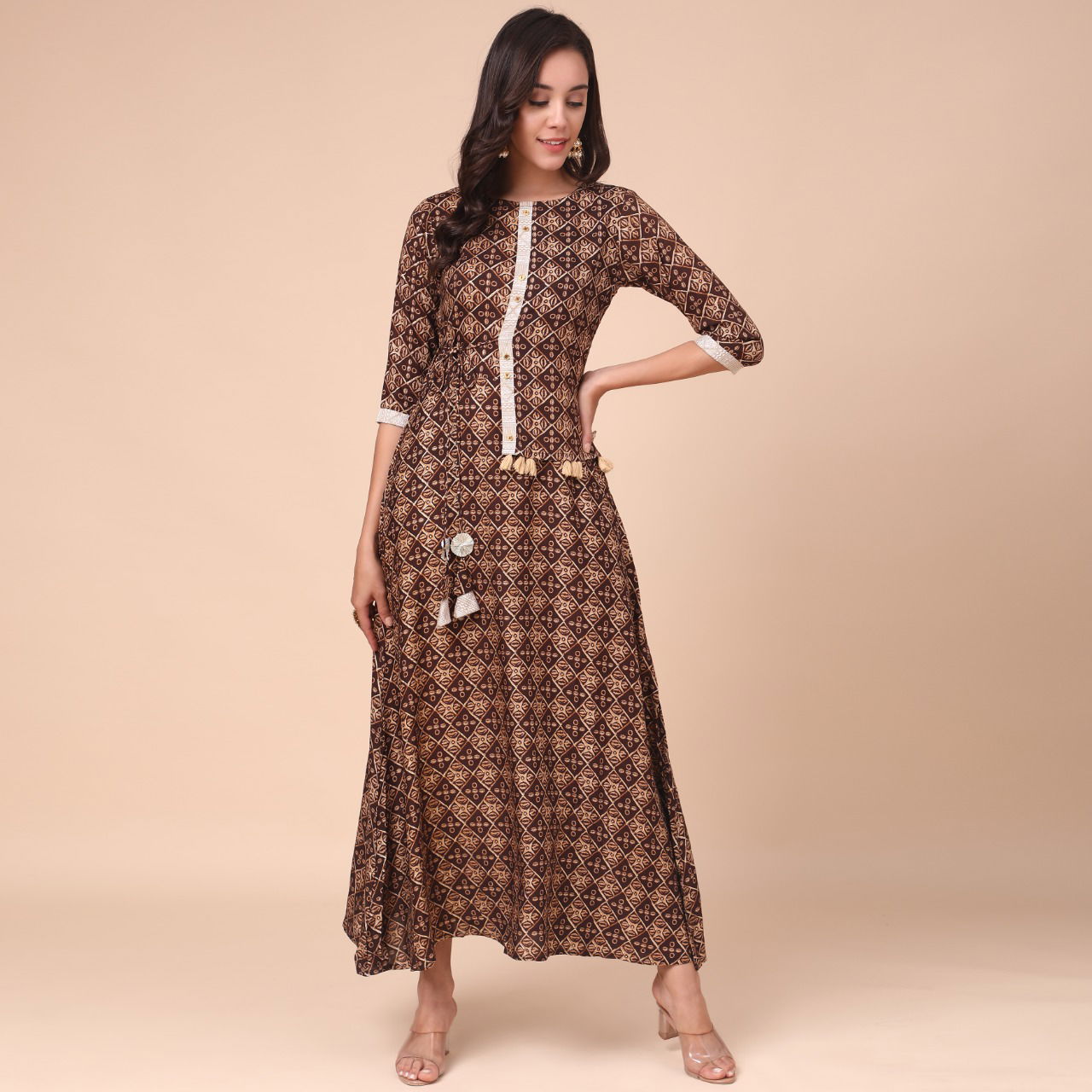 Nyka 1001 Designer New Ethnic Wear Rayon Fancy Long Kurti Collection